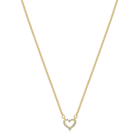Cupido Heart Kette 14K Vergoldet