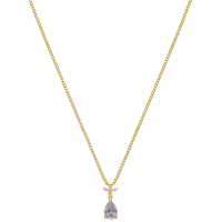 Lotus Drop Kette 14K Vergoldet