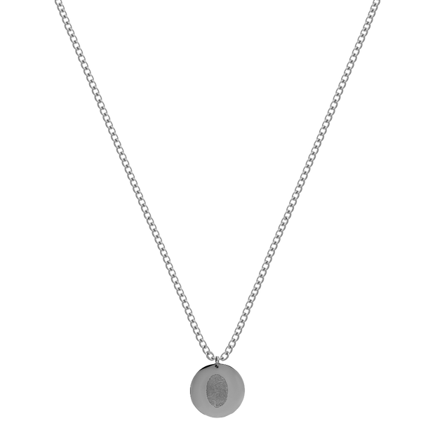 Coin Kette Fingerabdruck