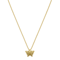 Butterfly Kette 14K Vergoldet