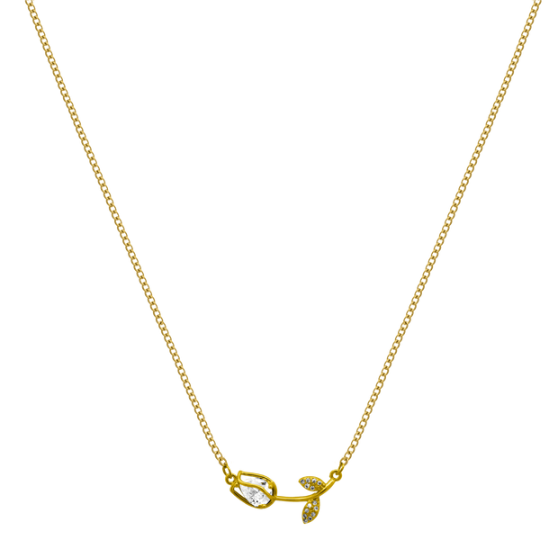 Forbidden Rose Kette 18K Vergoldet