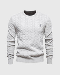 Geflochtener Strickpullover für Männer - Lioren