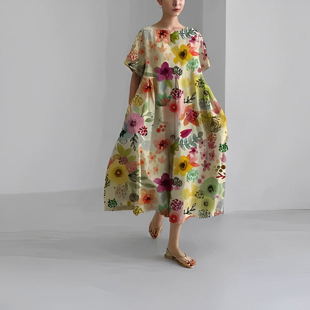 Katarina – Boho-Blumenkleid für einen stilvollen Auftritt