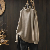 MILANA - Vintage-Rollkragenpullover