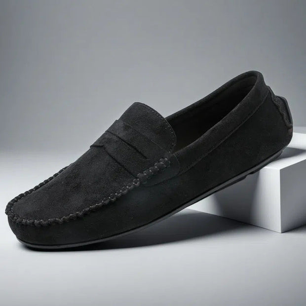 Herren-Slipper aus Wildleder mit klassischem Penny-Design - Winslow