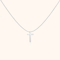 Damenschmuck Halskette zentrales Kreuz