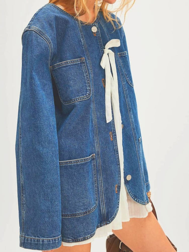 Jeansjacke in Blau
