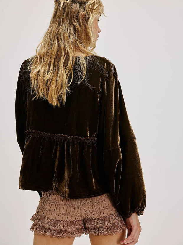Jeansjacke in Kaffee