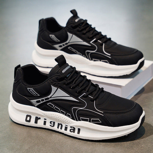 Herren-Schnürschuhe mit dicken Sohlen - Orion