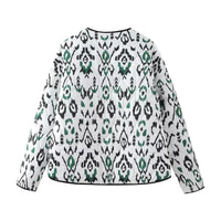 Steppjacke mit geometrischem Muster und lockerer Passform
