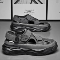 Herren-Sportsandalen mit dicker Sohle und Klettverschluss - Bruno