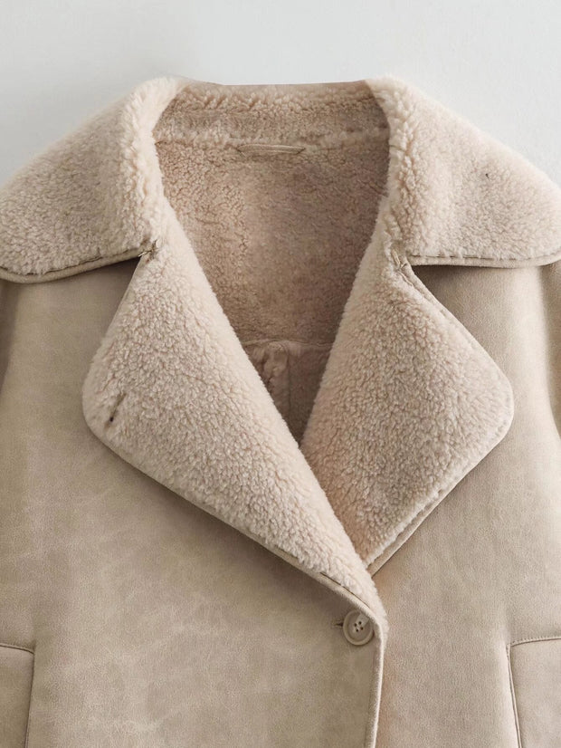Klassische kurze Lederjacke