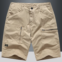 Gerade Herren-Cargo-Shorts mit Reißverschluss - Elias