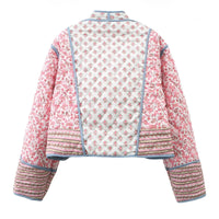 Jacke zum Wenden mit figurbetontem Schnitt und Reverskragen