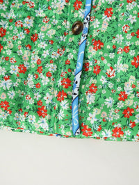 Lockere Jacke mit Blumenmuster