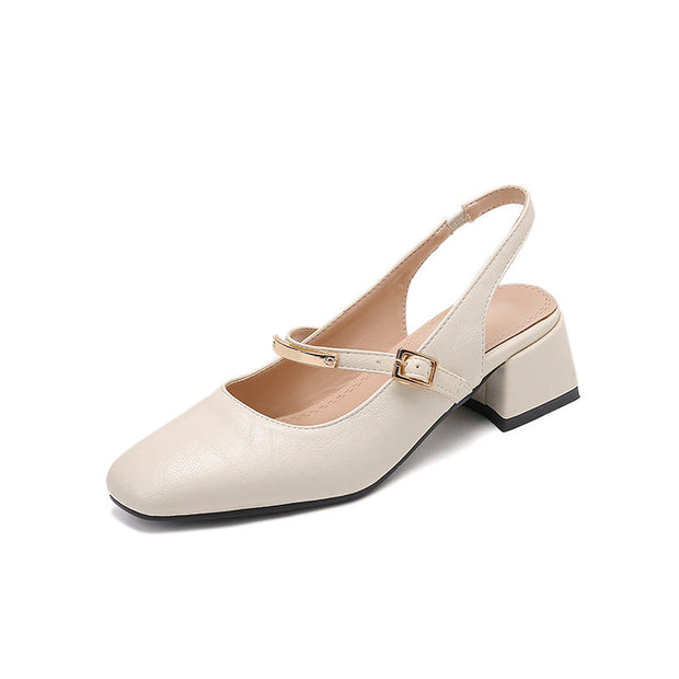 Klassische Damen Mary Jane Dirndl Schuhe mit Blockabsatz - Liselotte