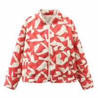Jacke in leichter Ausführung mit Print