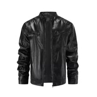 Moderne Herrenjacke in Lederoptik - Karsen