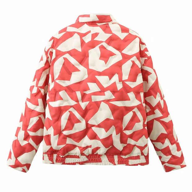 Jacke in leichter Ausführung mit Print