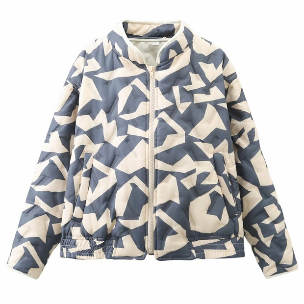 Jacke in leichter Ausführung mit Print