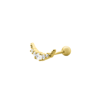 Wing Ohr Piercing 14K Vergoldet