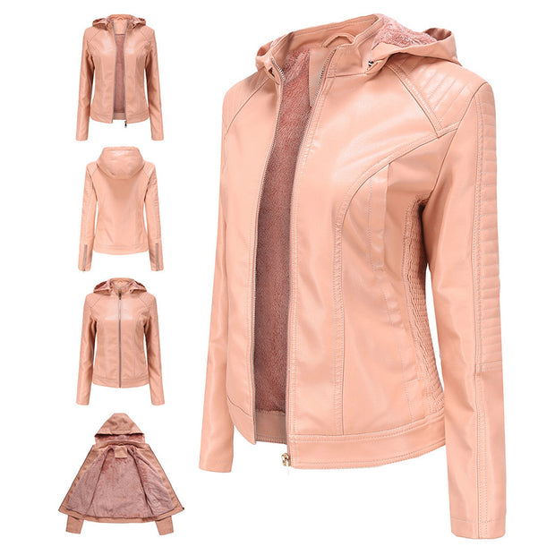 Stilvolle Lederjacke mit zeitlosem Design