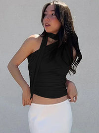 Sexy Rücken frei Schulter Tank Tops