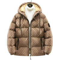 ROBERT - Baumwolljacke mit Allover-Briefdruck