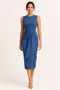 Midi-Bürokleid für Damen mit professioneller Passform - Lirena