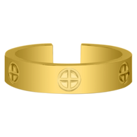 Element Love Ring 14K Vergoldet