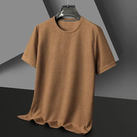 Herren Kurzarm T-Shirt – Texturiert & Rundhals