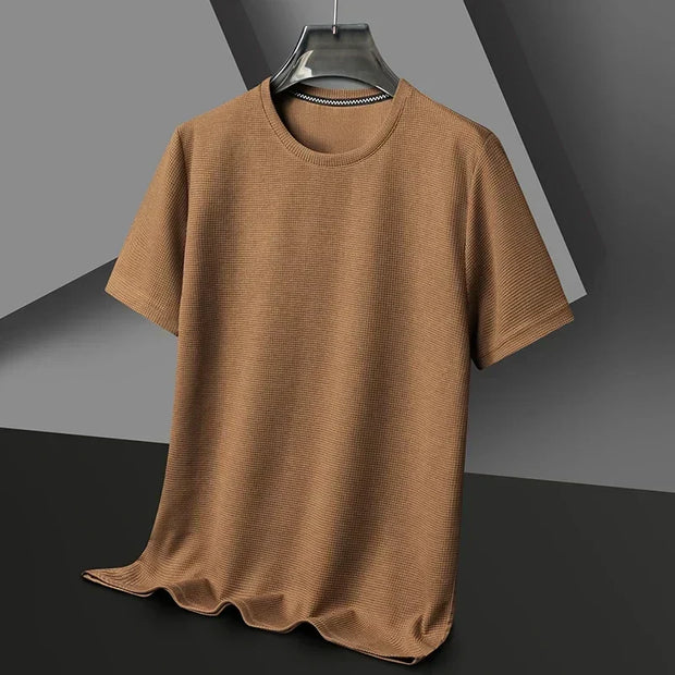 Herren Kurzarm T-Shirt – Texturiert & Rundhals