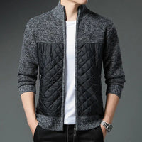 Gesteppte Strickjacke - Matias