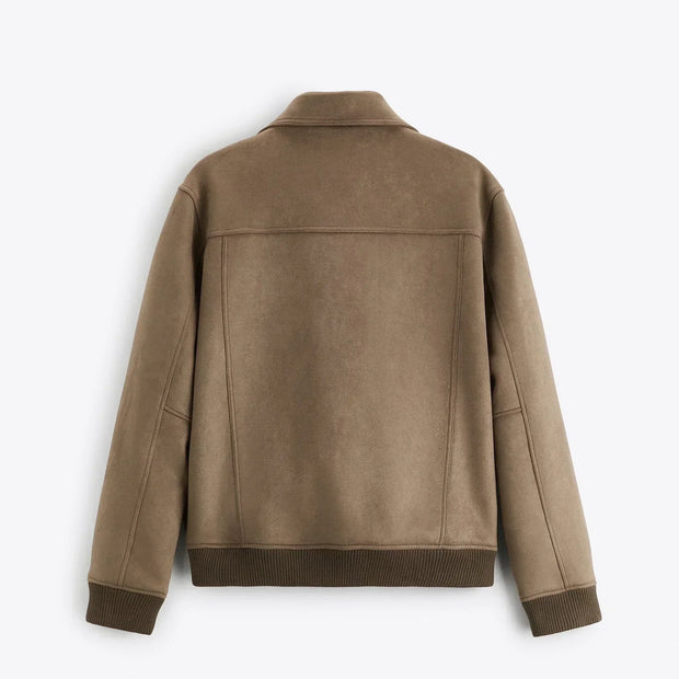 Herrenjacke in Wildlederoptik - Marceau