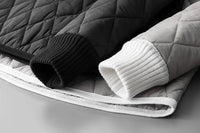 Wattiertes Sweatshirt mit Reißverschluss für Männer - Adam