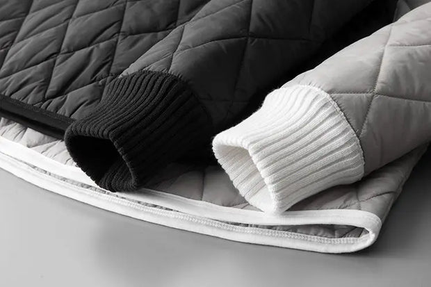 Wattiertes Sweatshirt mit Reißverschluss für Männer - Adam