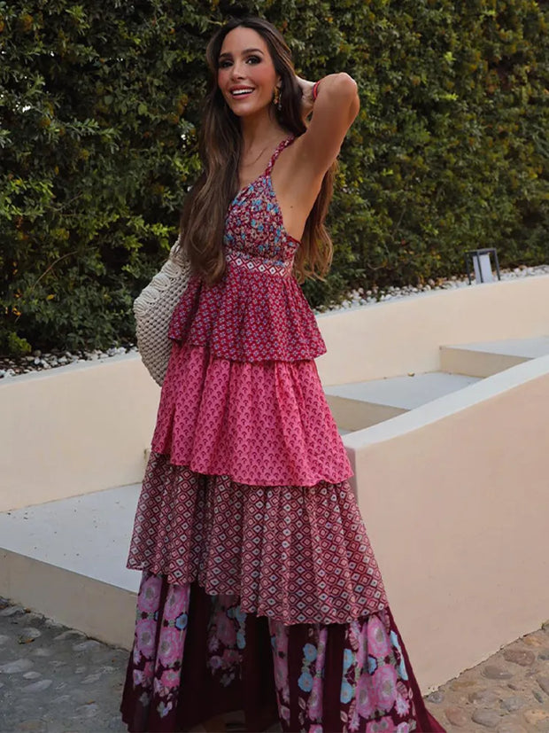 Darla Kleid im böhmischen Stil