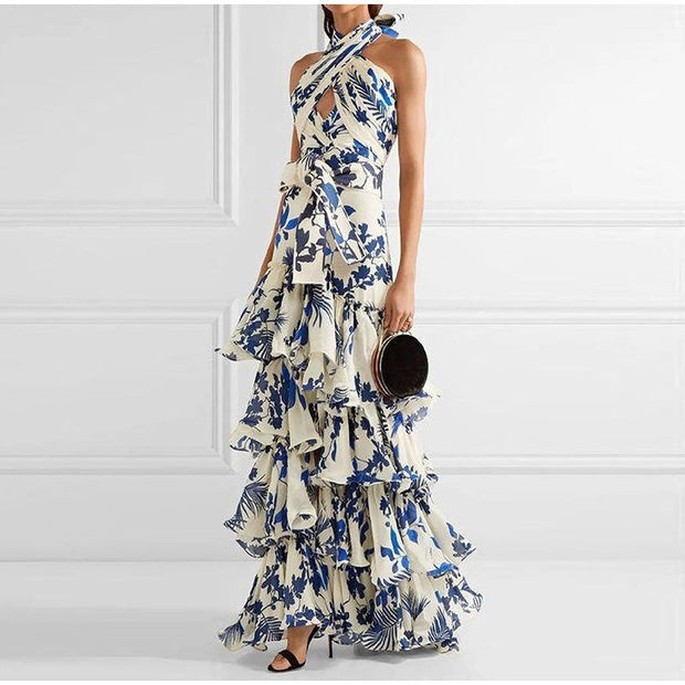 Fine - Maxikleid mit besonderem Muster