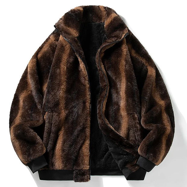 Kunstpelz Jacke für Männer Luxus-Stil - Eryon