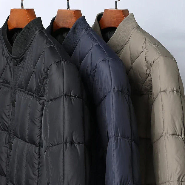 Leichte Herren-Steppjacke in Beige - Noud
