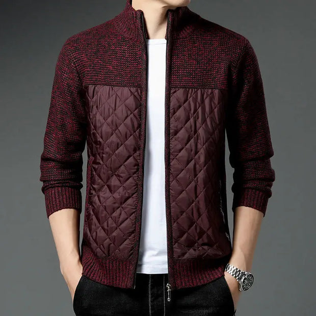 Gesteppte Strickjacke - Matias