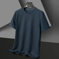 Herren Kurzarm T-Shirt – Texturiert & Rundhals