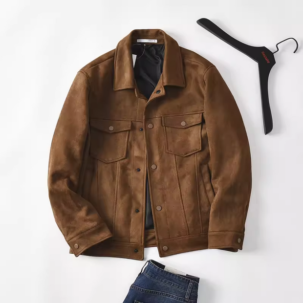 Herrenjacke in Wildlederoptik - Leven