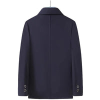 Vegane Freizeitjacke mit aufgesetzten Taschen und Knöpfen - Samuel