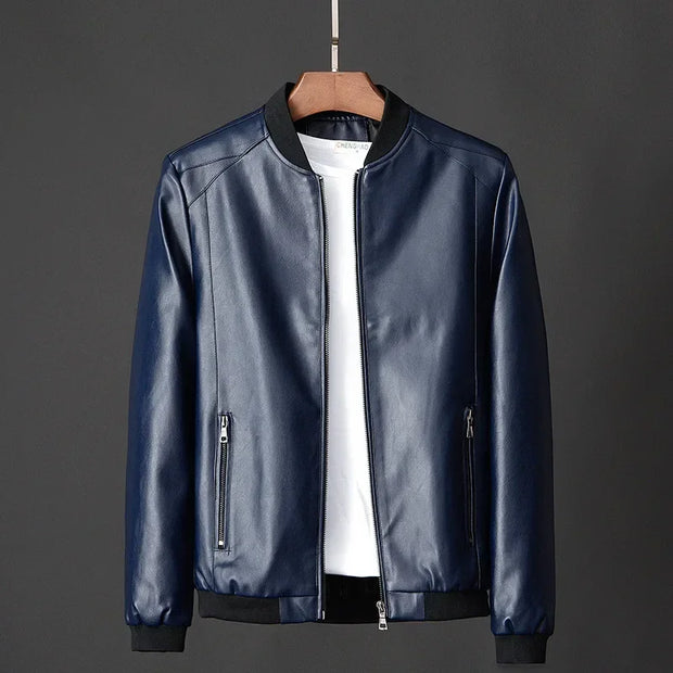 Herren-Bomberjacke aus Leder - Darel