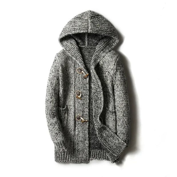 Herren-Kapuzenstrickjacke - Marlow