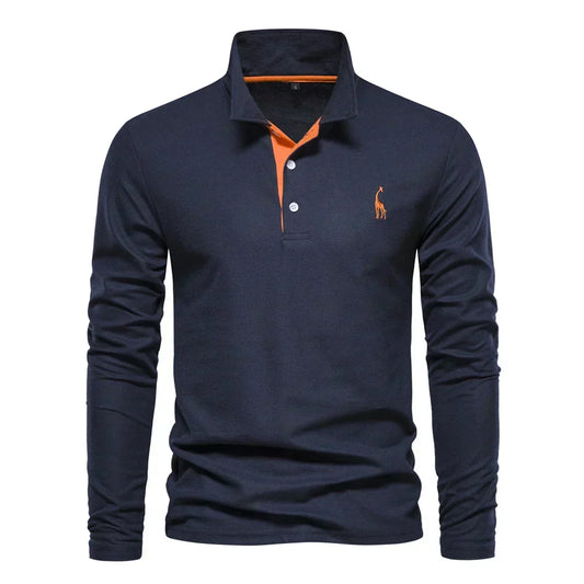 Ronny - Langärmliges Poloshirt für Herren