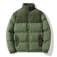 Unisex-Steppjacke mit Korddetails - Aiden