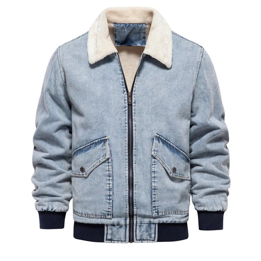 Sherpa Komfort in Denimjacke