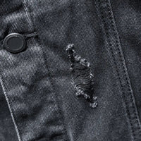 Herren Jeansjacke mit moderner Kapuze - Elrick
